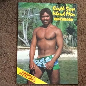 1988 south seas island men calendar
